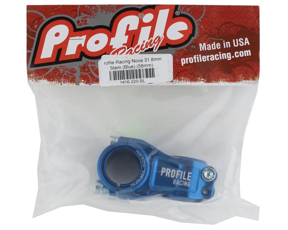 Profile Racing Nova 31.8 Stem (Blue) (58mm) - Dan's Comp